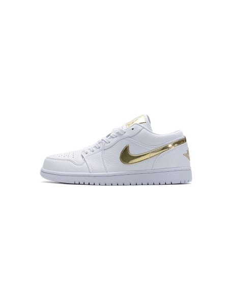Air Jordan 1 Low White Metallic Gold CZ4776-100