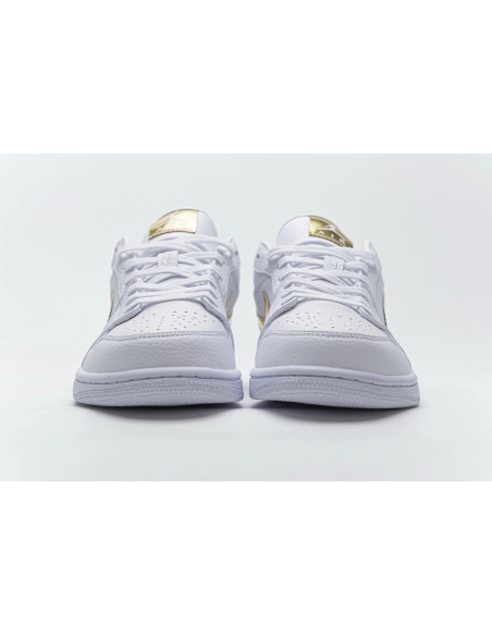 Air Jordan 1 Low White Metallic Gold CZ4776-100