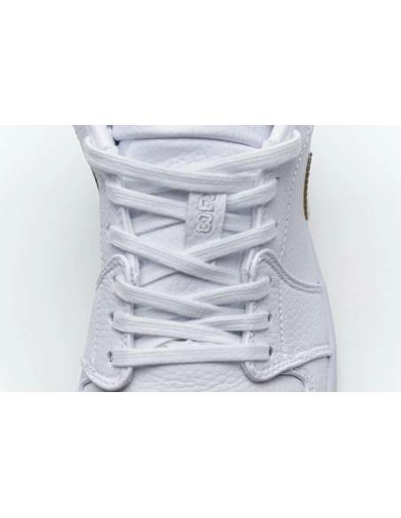 Air Jordan 1 Low White Metallic Gold CZ4776-100