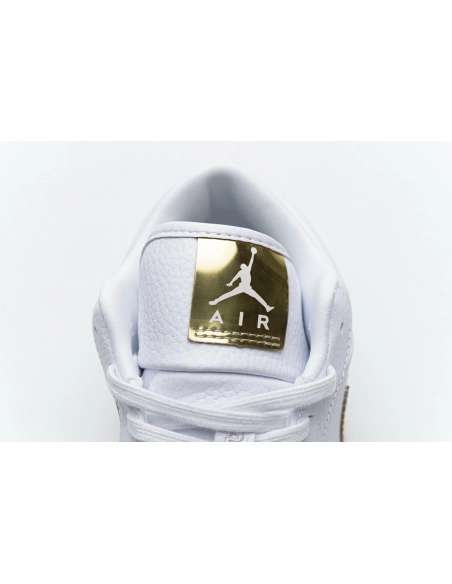 Air Jordan 1 Low White Metallic Gold CZ4776-100