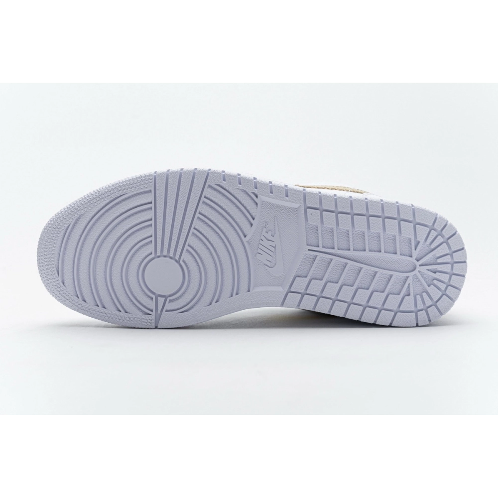 Air Jordan 1 Low White Metallic Gold CZ4776-100
