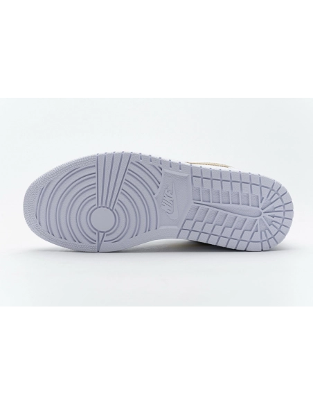 Air Jordan 1 Low White Metallic Gold CZ4776-100