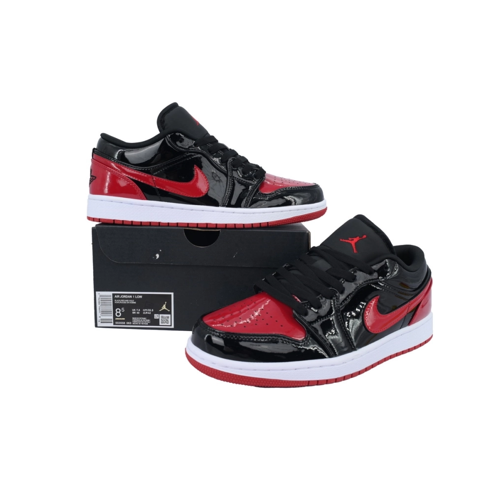 Air Jordan 1 Retro Low OG Black Red 553558-063