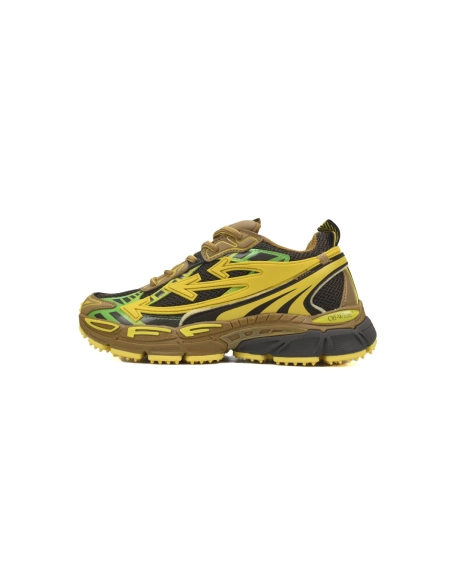 Off-White Be Right BacK Black Yellow OMIA295F24FAB0010010