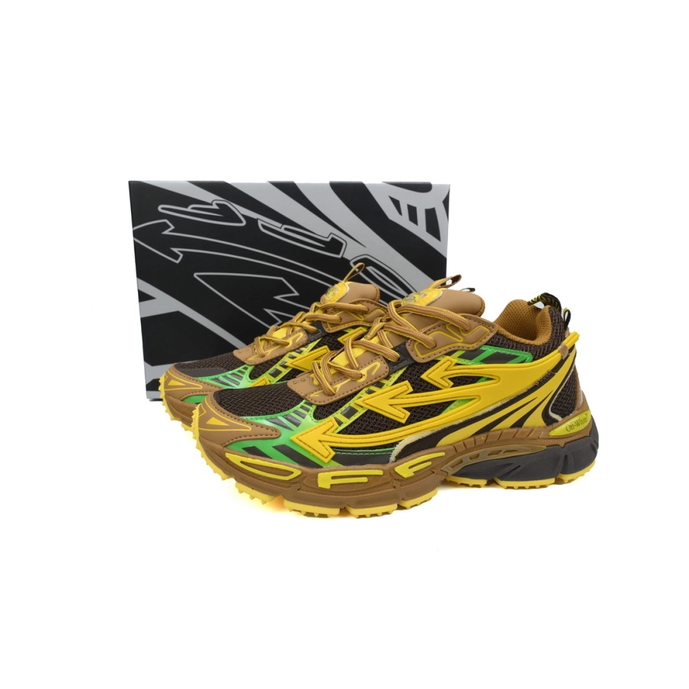 Off-White Be Right BacK Black Yellow OMIA295F24FAB0010010