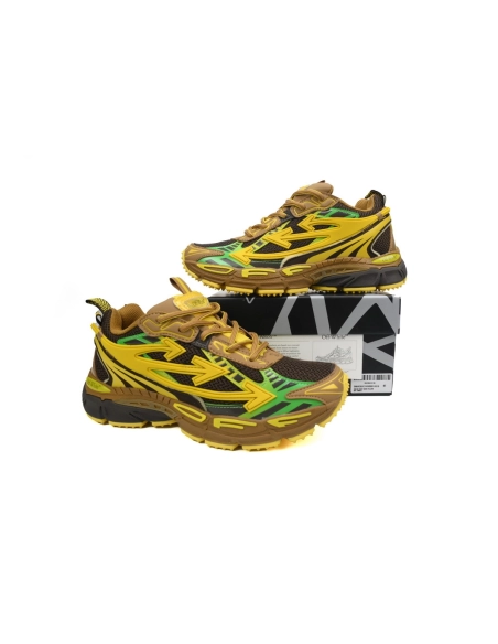 Off-White Be Right BacK Black Yellow OMIA295F24FAB0010010