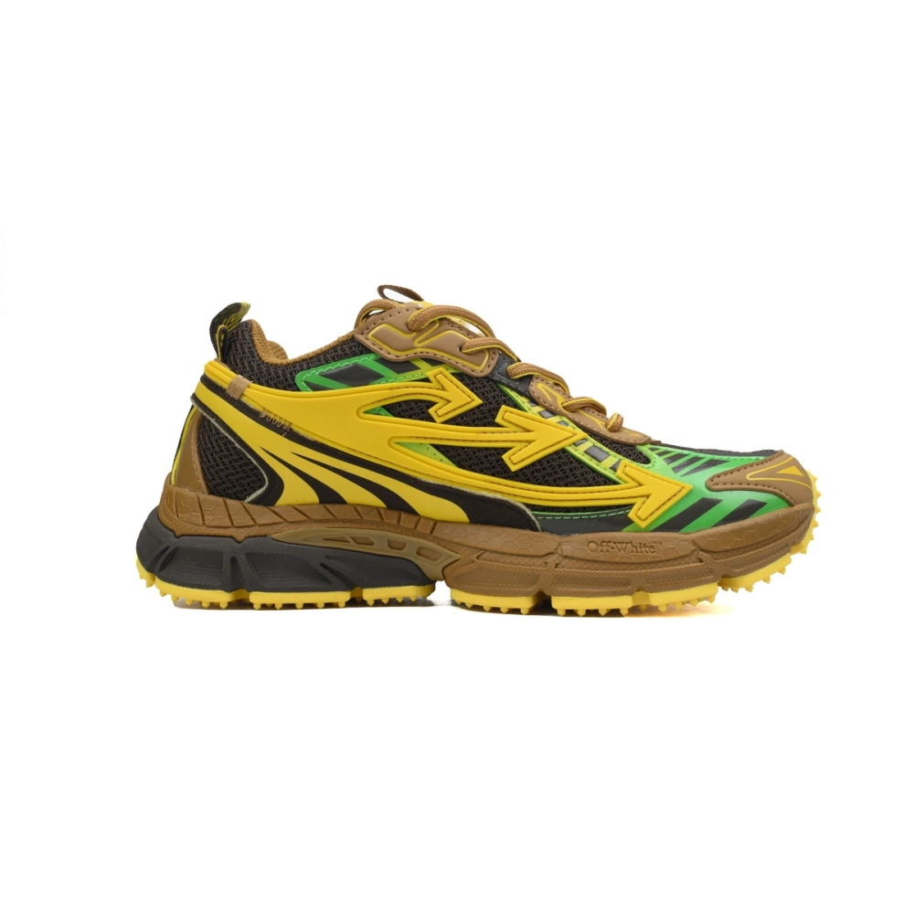 Off-White Be Right BacK Black Yellow OMIA295F24FAB0010010