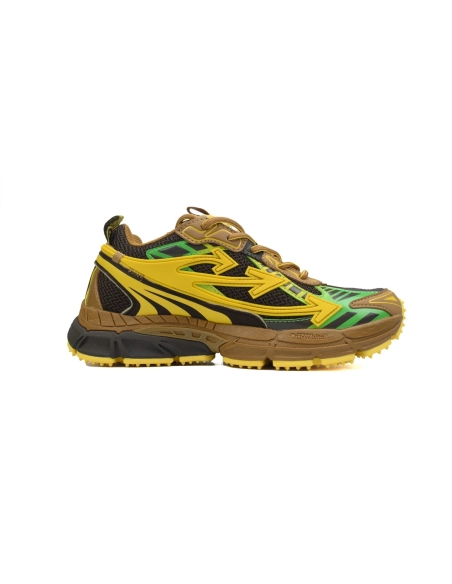 Off-White Be Right BacK Black Yellow OMIA295F24FAB0010010