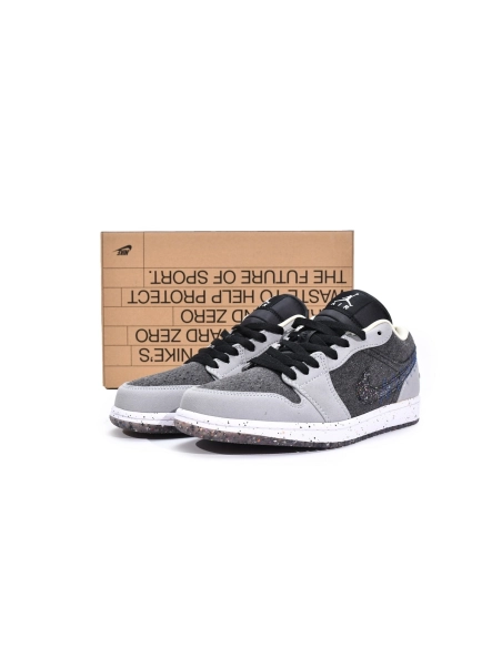 Air Jordan 1 Low Crater Black Grey DM4657-001