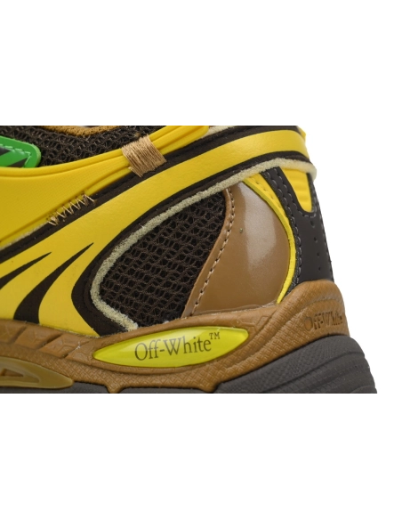 Off-White Be Right BacK Black Yellow OMIA295F24FAB0010010