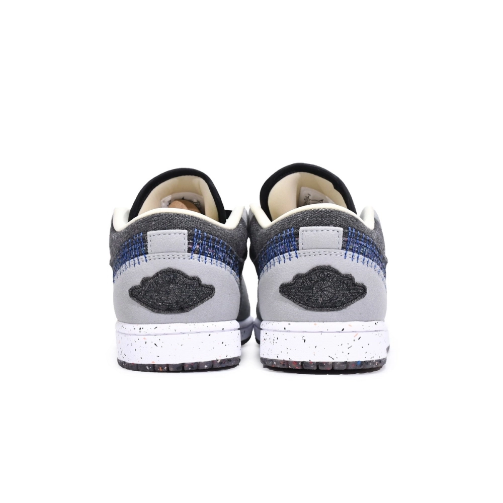Air Jordan 1 Low Crater Black Grey DM4657-001