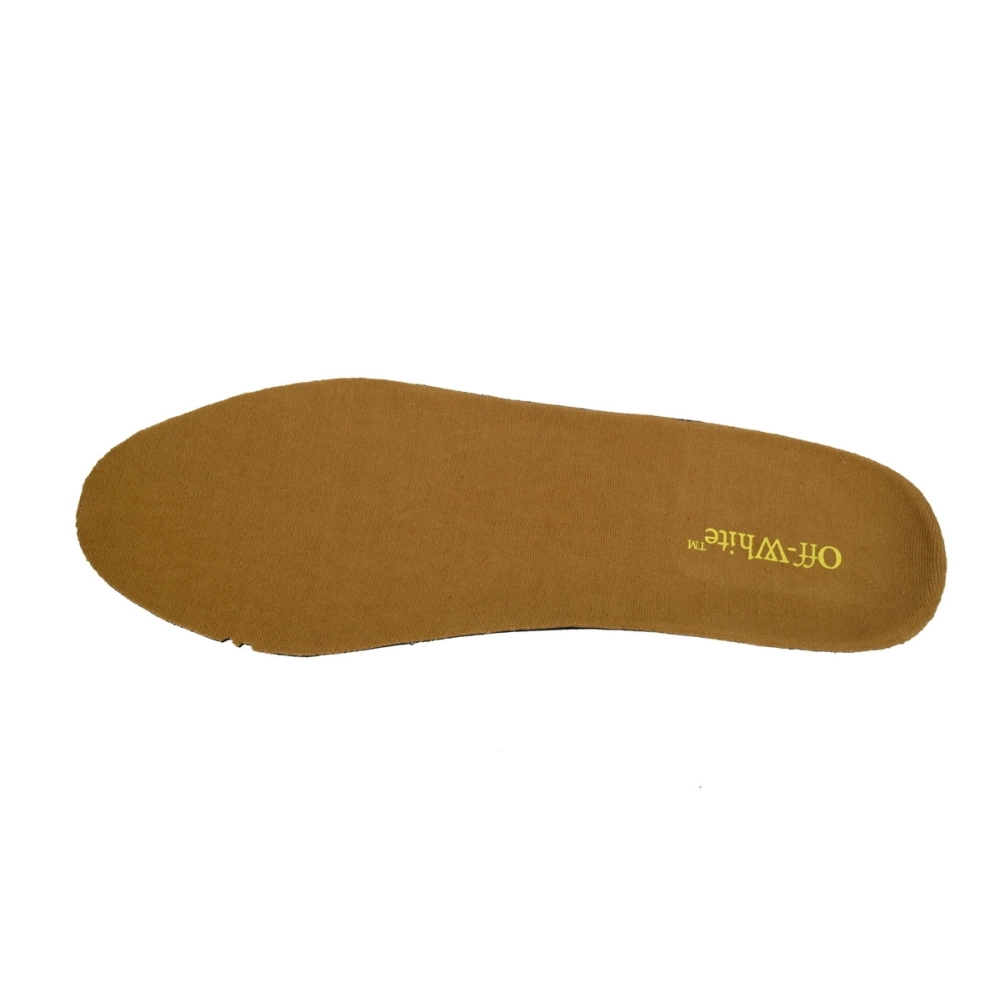 Off-White Be Right BacK Black Yellow OMIA295F24FAB0010010