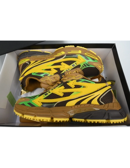 Off-White Be Right BacK Black Yellow OMIA295F24FAB0010010