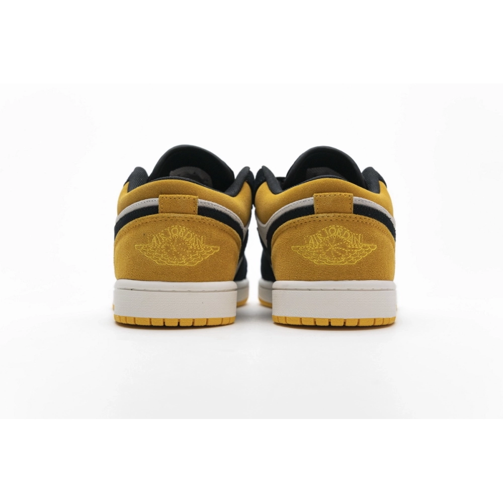 Air Jordan 1 Low Sail University Gold Black 553558-127