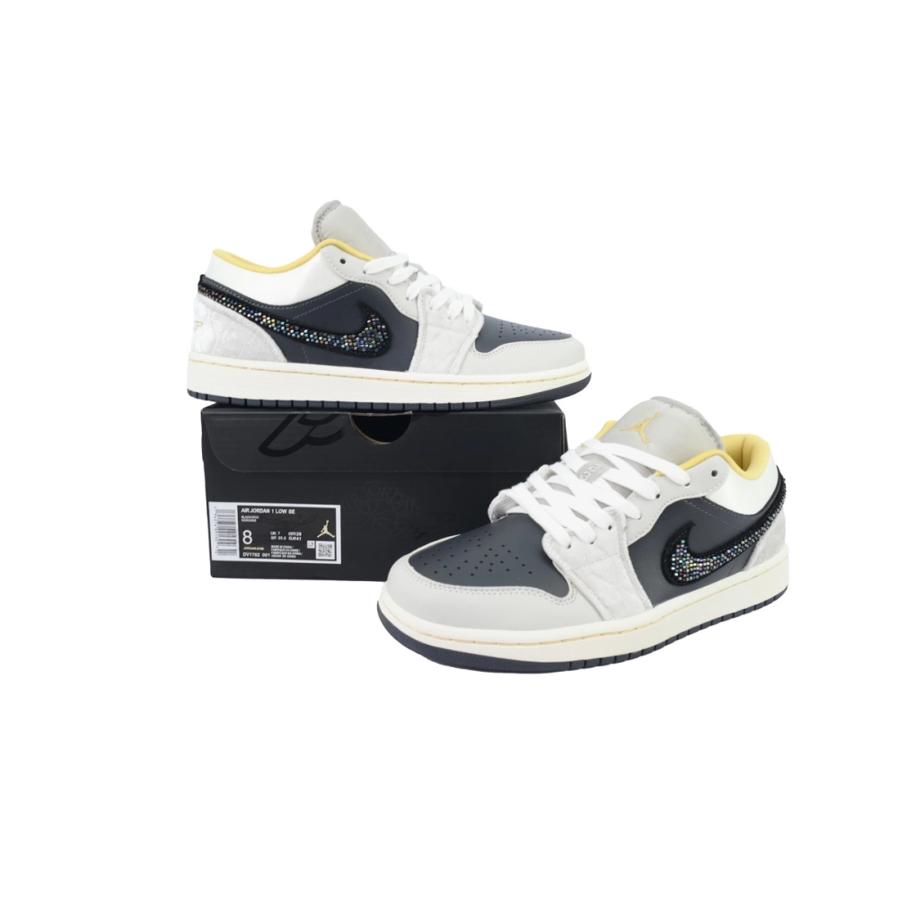 Air Jordan 1 Low SE Beaded Swoosh DV1762-001
