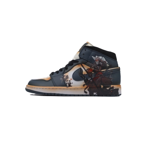 Air Jordan 1 Mid Black Myth Wukong v3 Shoes Sneakers 554724-411