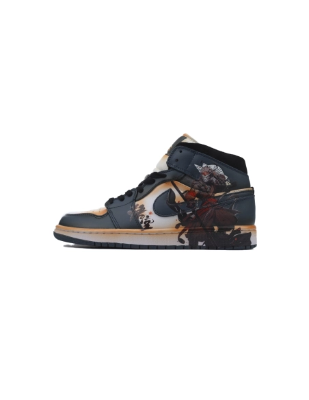 Air Jordan 1 Mid Black Myth Wukong v3 Shoes Sneakers 554724-411
