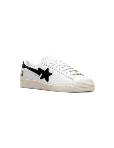Adidas x A Bathing Ape Superstar Vintage White Black