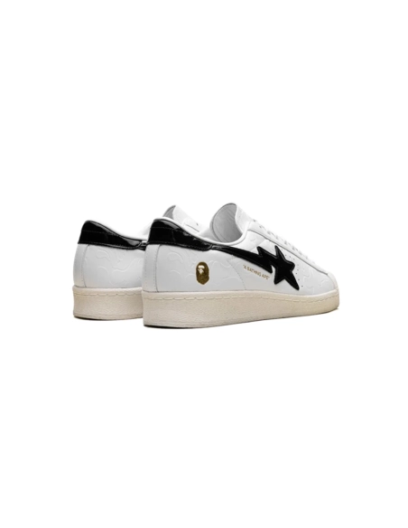 Adidas x A Bathing Ape Superstar Vintage White Black