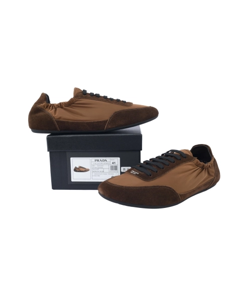 Prada Sneakers Collapse Brown