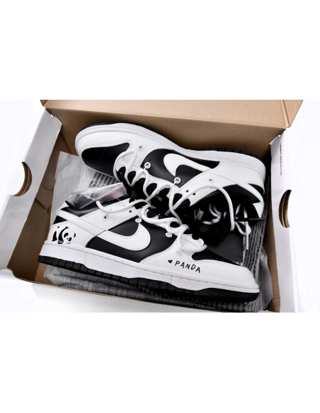 Nike SB Dunk Low Sail Panda SplCing DD1391-100 (Limited customized)