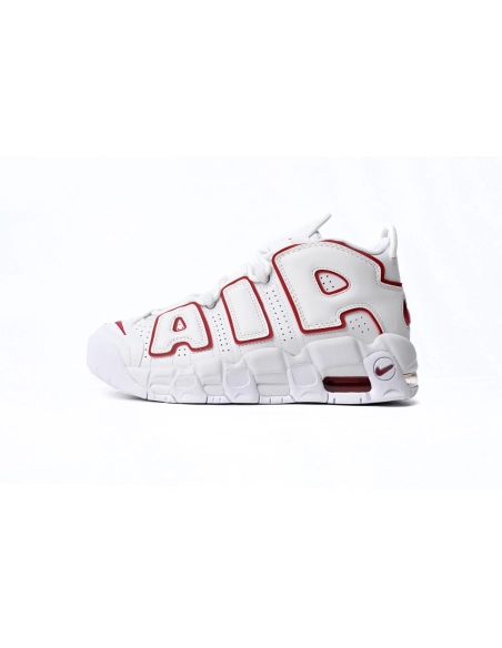 Nike Air More Uptempo White Varsity Red Outline DJ5988-100