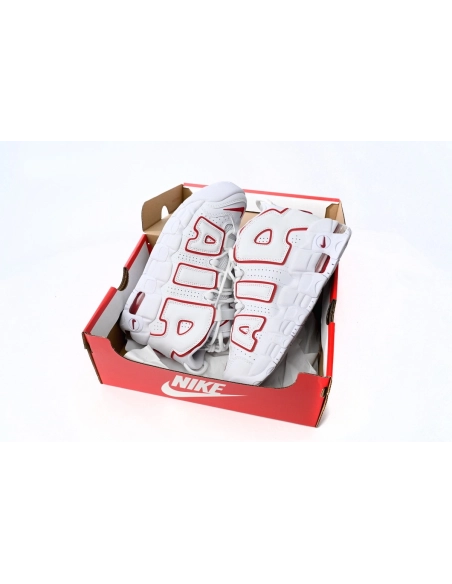 Nike Air More Uptempo White Varsity Red Outline DJ5988-100