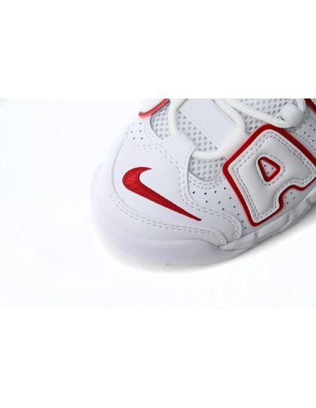 Nike Air More Uptempo White Varsity Red Outline DJ5988-100