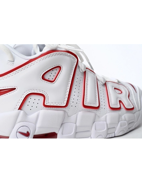 Nike Air More Uptempo White Varsity Red Outline DJ5988-100