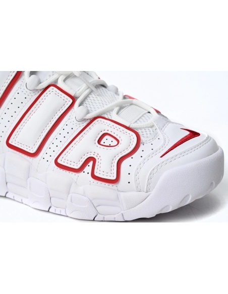 Nike Air More Uptempo White Varsity Red Outline DJ5988-100