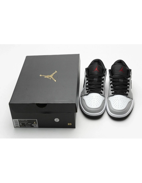 Air Jordan 1 Low Light Smoke Grey 553558-030