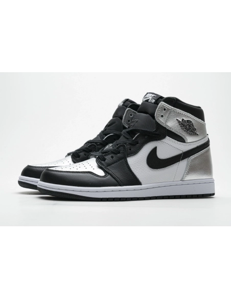 Air Jordan 1 Retro High Silver Toe CD0461-001