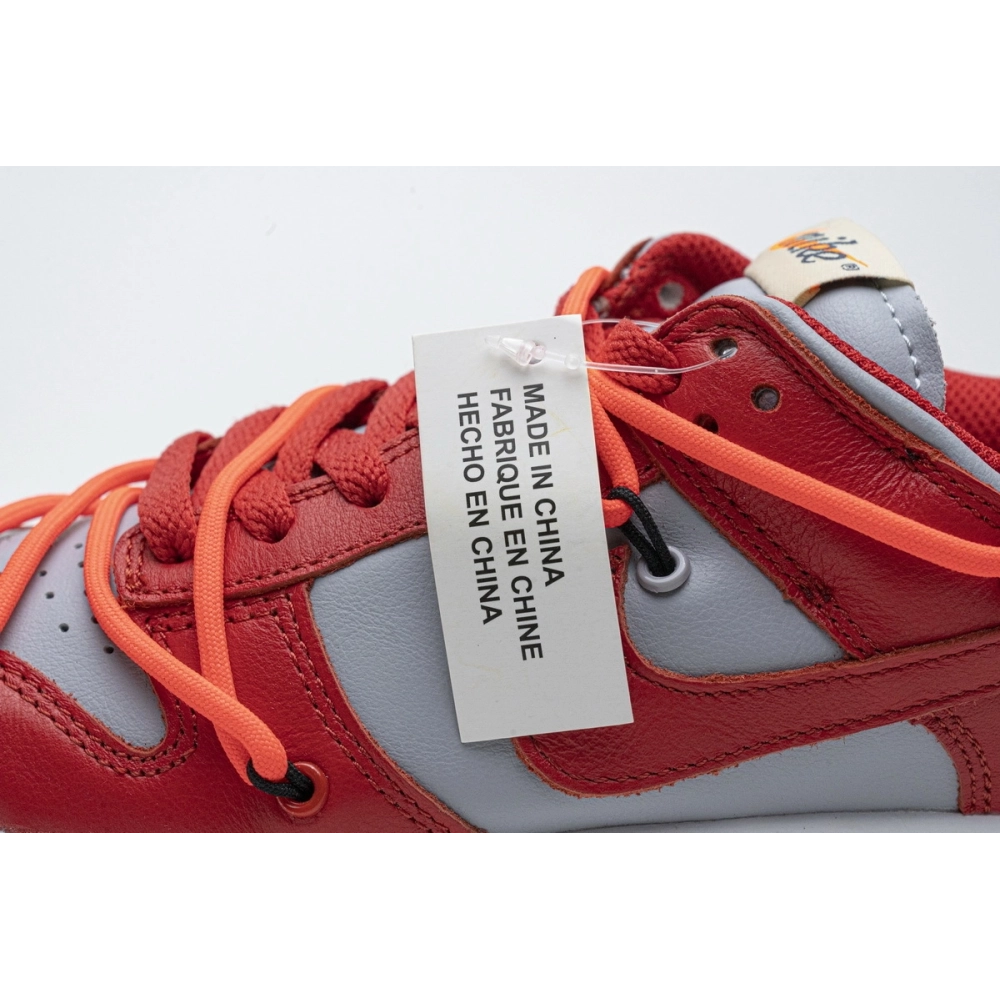 Nike Dunk Low Off-White University Red CT0856-600