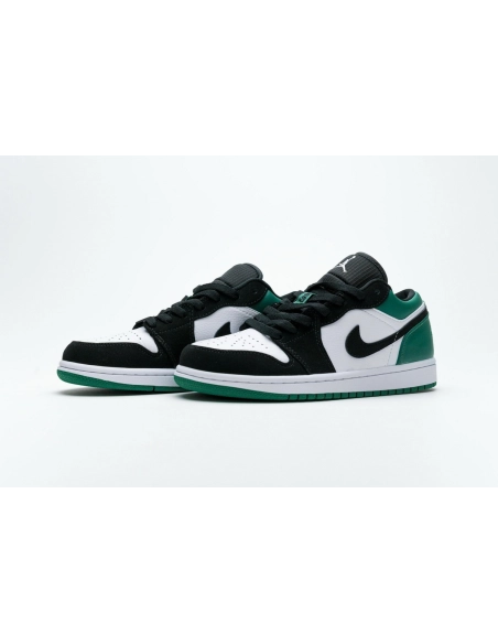Air Jordan 1 Low White Black Mystic Green 553558-113
