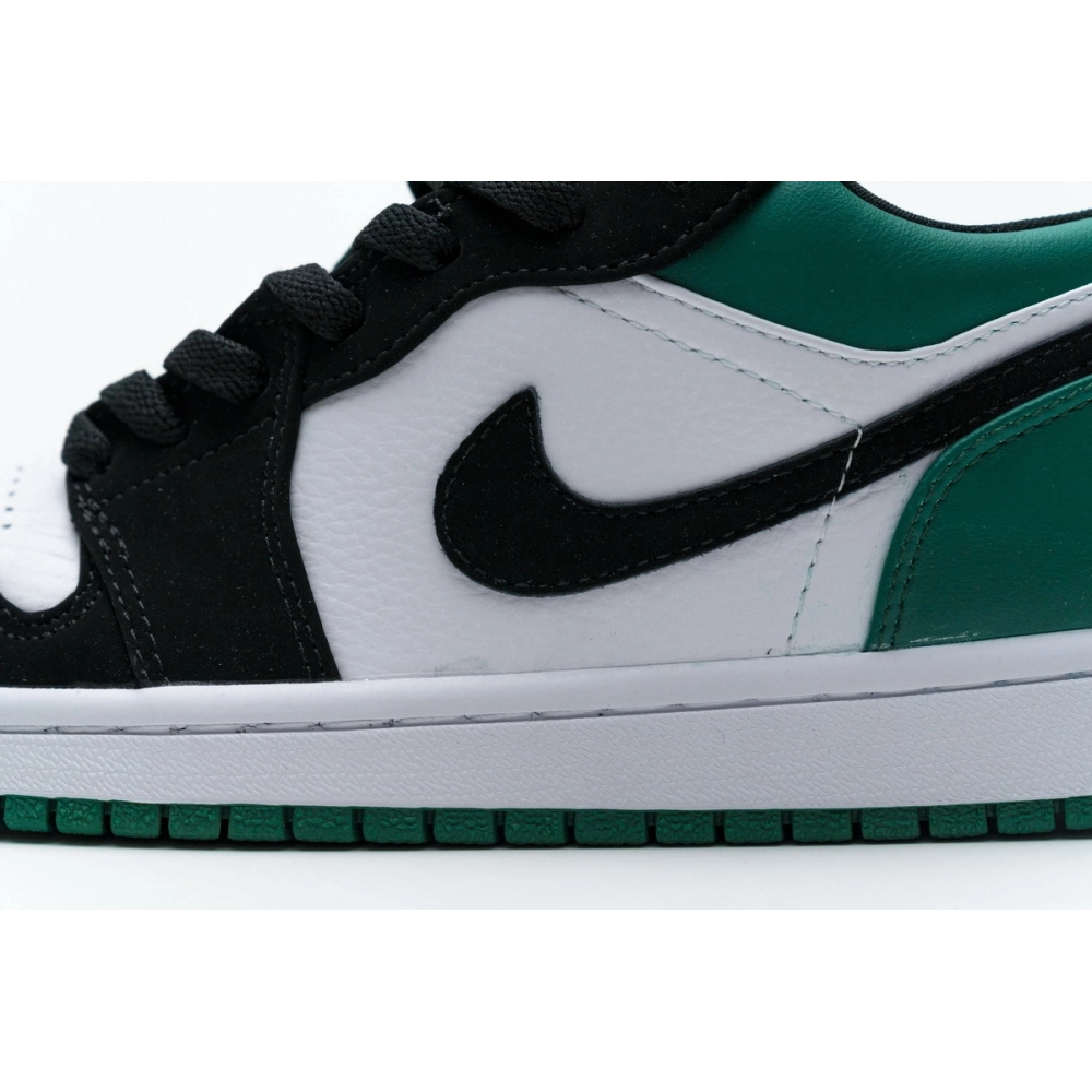 Air Jordan 1 Low White Black Mystic Green 553558-113