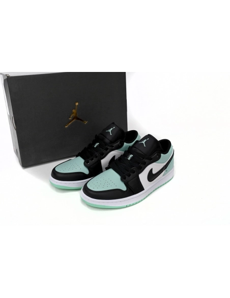 Air Jordan 1 Low Emerald Toe 553558-117