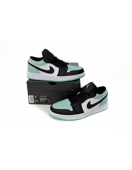 Air Jordan 1 Low Emerald Toe 553558-117