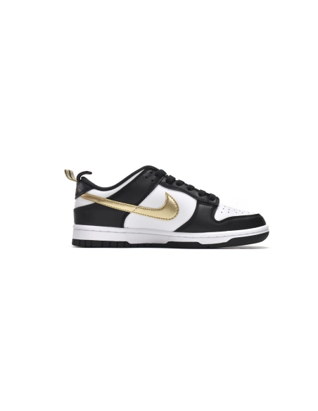 Nike Dunk Low Black White Metallic DH9764-001