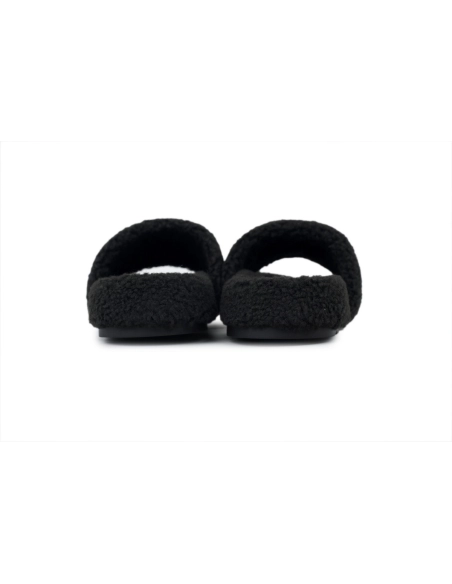 Chanel Wool Slippers Black