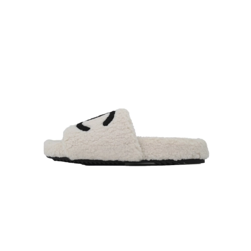 Chanel Wool Slippers White