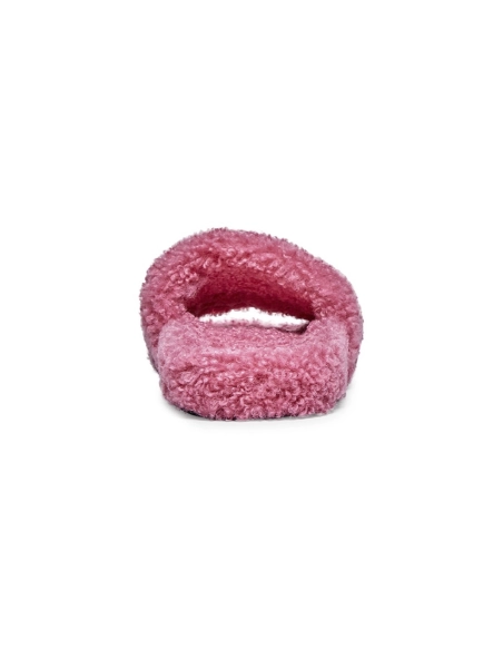 Balenciaga Furry Slide Dark Pink 654261W2DO15596