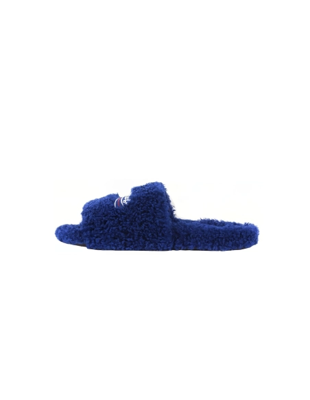 Balenciaga Furry Slide Blue 654747W2DO14096