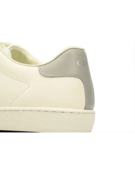 Gucci Ace Perforated Interlocking G White Gray