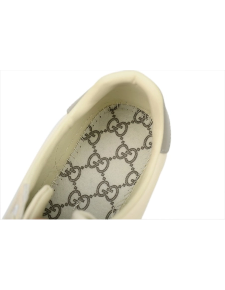 Gucci Ace Perforated Interlocking G White Gray