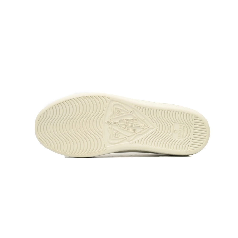 Gucci Ace Perforated Interlocking G White Gray