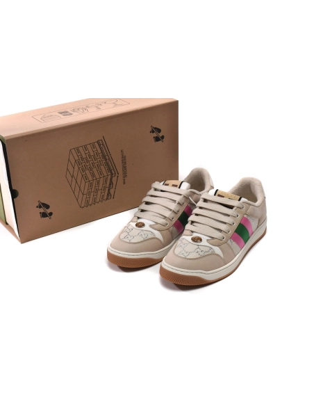 Gucci Screener GG Pink Green 577684 2C830 9150