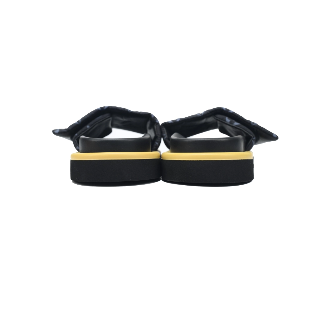 Louis Vuitton Pool Pillow Flat Comfort Mules Black Gray Metal Label