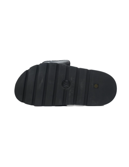 Louis Vuitton Pool Pillow Flat Comfort Mules Black Gray Metal Label