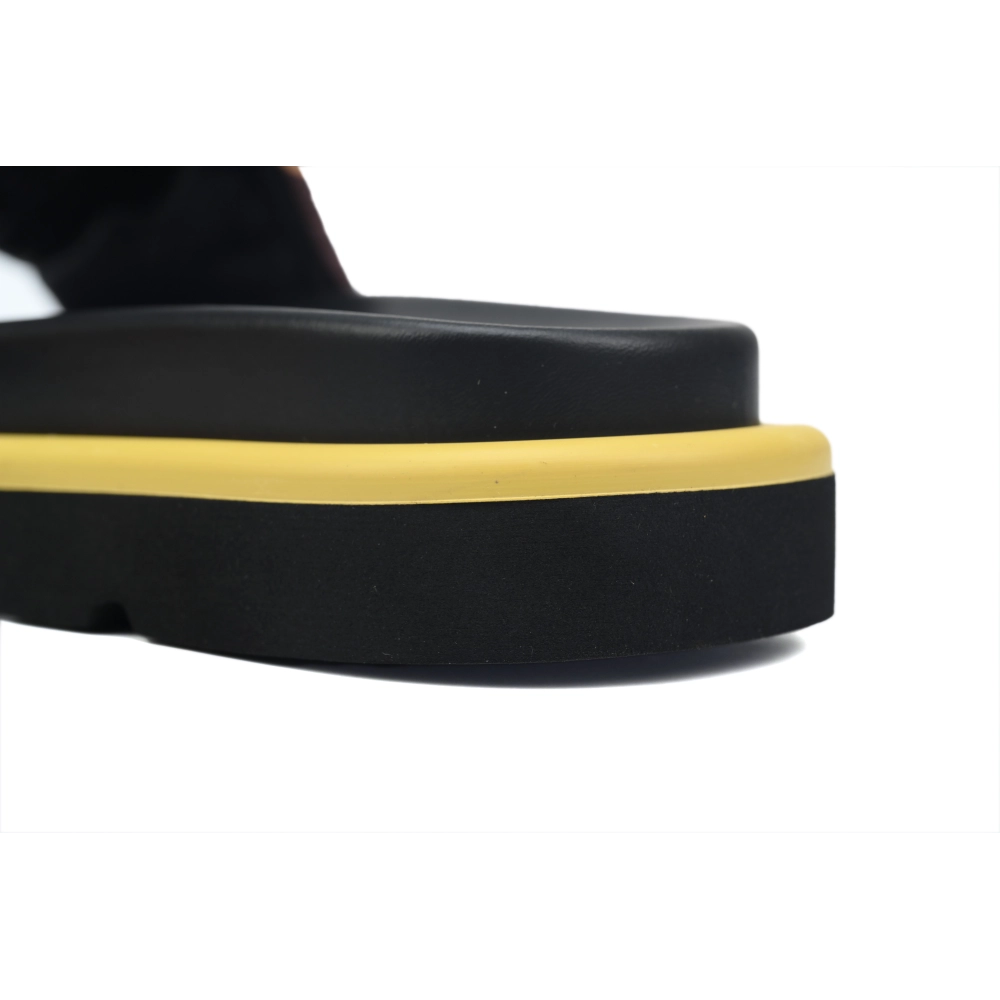 Louis Vuitton Pool Pillow Flat Comfort Mules Brown Metal Label