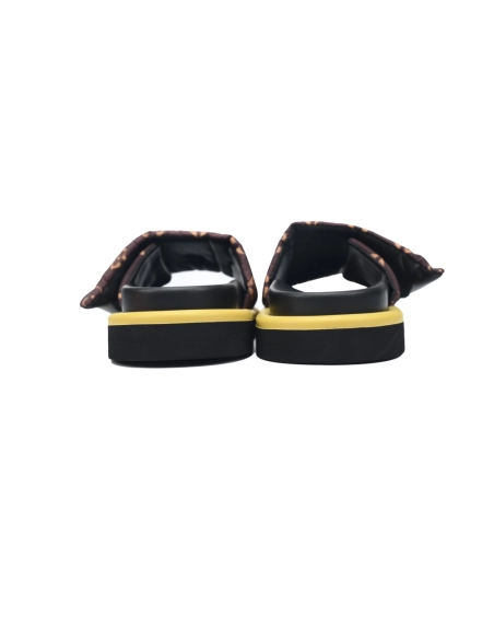 Louis Vuitton Pool Pillow Flat Comfort Mules Brown Metal Label